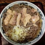 といや - 肉そば（冷）650円／平成27年8月