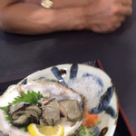 道の駅 みつ シーサイドレストラン 魚菜屋 - 岩牡蠣