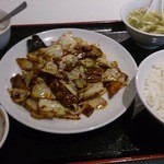 てん - 回鍋肉ランチ@500円です