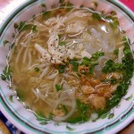 カラテチョップ - フォー：米粉で作った麺がイメージと違いしっかりとしていて美味しかったですよ♪