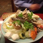 柿の木坂 更科 - うどんすき！これで2人前