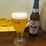 三四郎 - スーパードライ小瓶(\350)