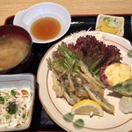 Iwataniya - 小いわし天ぷら定食