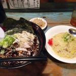 琉球新麺 通堂 - 男黒ごがしニンニクチャーハンセット