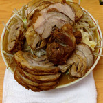 仲間 - べっこり仲二郎12枚乗せ野菜増し 1400円