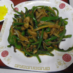 開華園 - 自分で選べる中華定食・豚肉とピーマンの糸切り炒め（第八回投稿）