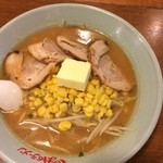 Kuruma Ya Ramen - 味噌バターチャーシューコーントッピング　
