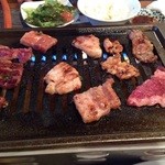 一龍 - 焼き焼きの図