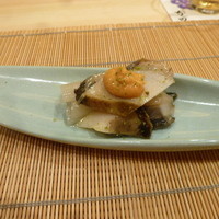 日本料理 寺田 - 蒸しアワビ