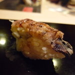 すし処 めくみ - ☆蝦蛄もその場で剥きムキしていましたぁ（驚き）☆