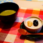 茶々丸 - 昔日影茶屋で食べて感動した黒ゴマプリンに再会＼(^o^)／やっぱりここ美味しいわ~