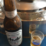 大川戸ドライブイン - ビンビールもキンキンに冷えてます(^O^)