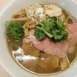 中華そば よしかわ - 煮干しそば 濃い目＋大判焼豚