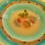 料理屋 植むら - 桃と寒天のスープ