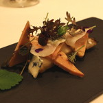 カンテサンス - フォアグラとルレクチュ　ブルーチーズ　(2015/01)