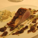 カンテサンス - 徳島県鳴門の鰆　ジロル茸と蕗の薹　(2015/01)