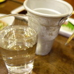 Tachinomidokoro Otokuya - 2015.08 冷酒に切り替え、銀嶺立山(400円×2杯)