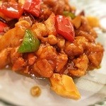 鶏のカシューナッツ甘辛ソース炒め