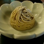 上品なモンブラン