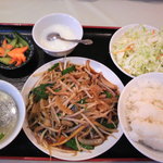 小林美食 - ランチ　回鍋肉定食