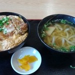 大黒屋 - カツとじ丼セット