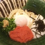 手打ちうどん　縁 - めんたいとろろぶっかけ