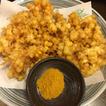 ちゃんこ晴海 - 絶品コーンの天ぷら
      カレイじお