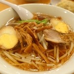 香湯ラーメン ちょろり - 再訪、ラーメン味玉