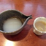 薬庵 - 蕎麦湯