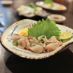 昔屋 - 名古屋コーチンささみ梅しそ巻き☆