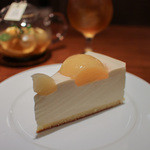 ハーブス - 白桃のレアチーズケーキ☆