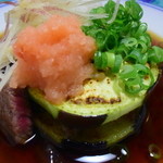 すし松 - 茄子の揚げ出しは、牛肉と合わせていたという驚愕の事実！