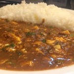 インドのとなり - 豆腐とネギのキーマカレー