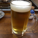 ホルモン道場 - 生ビール
