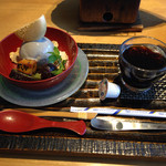 日本料理　虎白 - 季節のをデザート 最中？