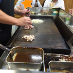 ホルモン道場 - あぶらみ・赤セン炒め中