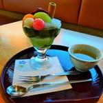 Kikusuian - ミニ抹茶パフェ444円