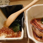 .KUNIKAGE - 自家製いくら醤油漬け(チョット食べちゃいました笑)と、甘えびの沖漬け