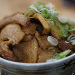 養老町 竹半 - 料理写真:養老BUTA丼特盛+小きしめん980円