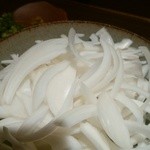 北新地平八 - 鱧鍋の具材（たっぷりタマネギ）