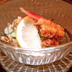 北新地平八 - 鱧皮と鱧の照り焼き