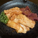 ひふみ - 焼きレバー、上ミノ、ウルテ、各ハーフ
