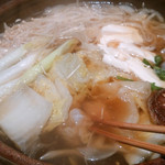 北新地平八 - 鱧をさっとくぐらせます