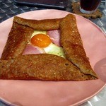 Cafe Gourmand - セットのガレット　具を選べて1番お薦めのチーズ・エッグ・ハム