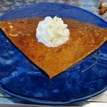 Cafe Gourmand - セットのクレープ　ホイップクリームのせ