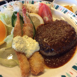 長沢ガーデン レストラン - ハンバーグ定食