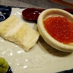 おかべ - 穴子白焼き、イクラ漬け