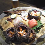 酒肆 門 - 刺身盛り合わせ