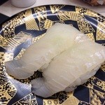 海鮮寿司とれとれ市場 - 活〆ヒラメ（389円）
