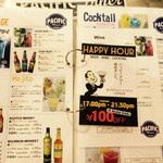 パシフィック ダイナー - Cocktail menu★彡